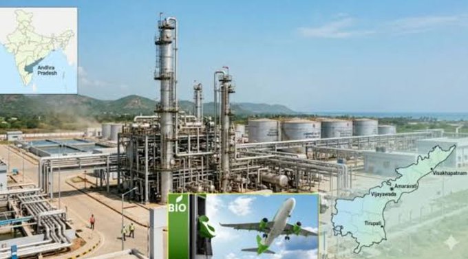 NTPC ने आंध्र प्रदेश में शुरू किया भारत का पहला इथेनॉल-टू-जेट SAF प्लांट