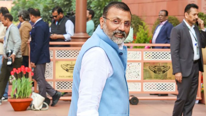 निशिकांत दुबे का कांग्रेस पर हमला, बोले- इंदिरा गांधी ने कच्चातीवू द्वीप श्रीलंका को &lsquo;उपहार&rsquo; में दिया