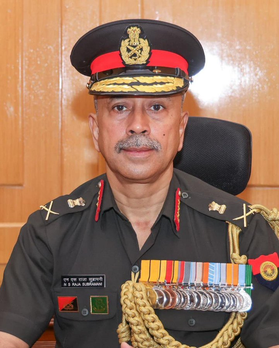 लेफ्टिनेंट जनरल एन एस राजा सुब्रमणि बने भारत के नए CDS, जनरल अनिल चौहान का लिया स्थान