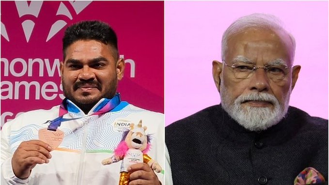 प्रधानमंत्री मोदी ने झंडू कुमार को दी बधाई, राष्ट्रमंडल खेल 2026 में भारत का पहला पदक जीतकर रचा इतिहास