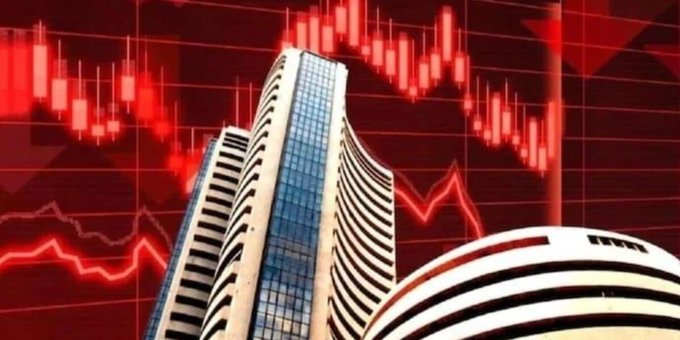 मध्य पूर्व तनाव से भारतीय शेयर बाजार में गिरावट, सेंसेक्स करीब 1,000 अंक टूटा