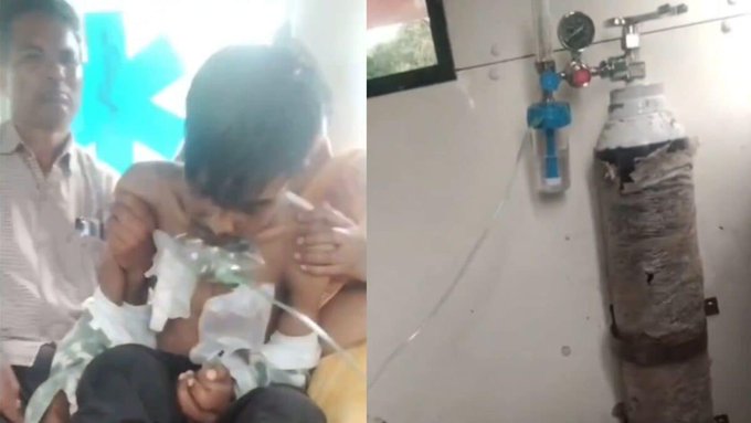 मध्य प्रदेश में अस्पताल जाते समय एम्बुलेंस में खत्म हुई ऑक्सीजन, मरीज की मौत के बाद जांच के आदेश
