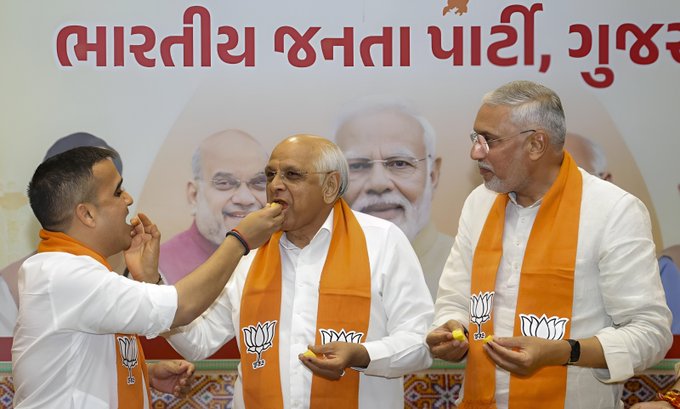 गुजरात निकाय चुनाव: भाजपा ने 15 निगमों की सभी सीटें जीतीं, 6400+ सीटों पर कब्जा