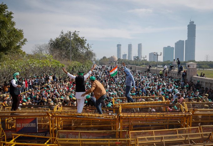 भारत-अमेरिका व्यापार समझौते के विरोध में किसानों का दिल्ली मार्च, हरियाणा सरकार ने शंभू बॉर्डर सील किया