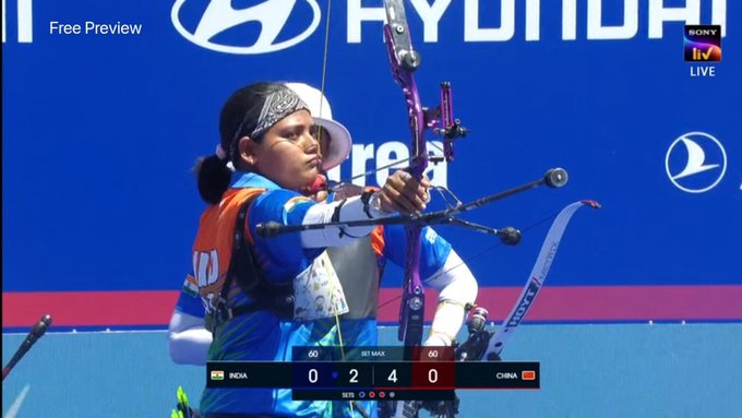 भारत की महिला रिकर्व टीम ने चीन को हराकर जीता स्वर्ण, शंघाई वर्ल्ड कप में शानदार प्रदर्शन