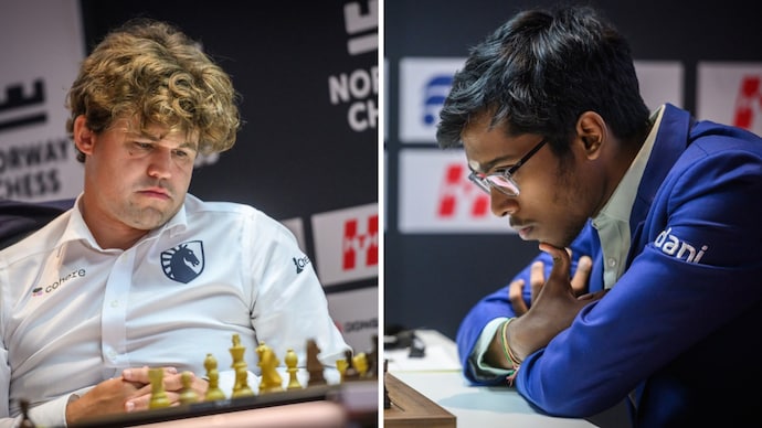प्रज्ञानानंदा ने नॉर्वे चेस में विश्व नंबर एक मैग्नस कार्लसन को क्लासिकल मुकाबले में हराया