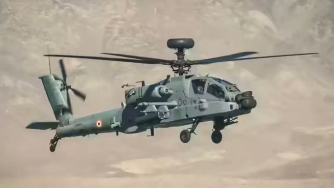 भारत को Apache हेलिकॉप्टर सपोर्ट डील पर अमेरिका की मंजूरी, $198.2 मिलियन का समझौता