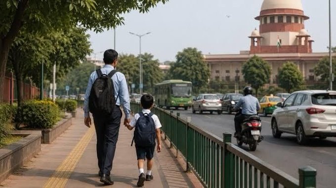 सुप्रीम कोर्ट का बड़ा फैसला, फुटपाथ पर सुरक्षित चलने के अधिकार को माना मौलिक अधिकार